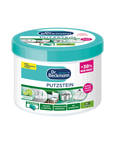 Dr. Beckmann Putzstein Limettenduft, mit Schwamm, 550g